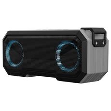 Altoparlante Bluetooth wireless X8 Subwoofer impermeabile IPX7 con luce colorata (grigio chiaro)