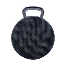 A01L Texture di stoffa rotonda Mini altoparlante Bluetooth Bluetooth, supporta la chiamata a mani libere e la scheda TF (nera)