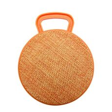 A01L Texture di stoffa rotonda Mini portatile altoparlante Bluetooth Bluetooth, supporta la chiamata a mani libere e la scheda TF (arancione)