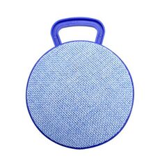 A01L Texture di stoffa rotonda Mini portatile Bluetooth Speaker Bluetooth, supporta la chiamata a mani libere e la scheda TF (blu)