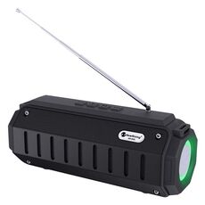 Nuovo Rixing NR-905FM TWS TWS Bluetooth Altoparlante Supporto Chiamata a mani libere / FM con tracolla e antenna (nero)