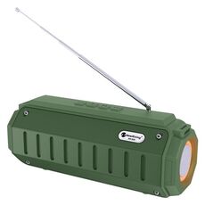 Nuovo Rixing NR-905FM TWS TWS Bluetooth Speaker Supporto Chiamata a mani libere / FM con tracolla e antenna (verde)