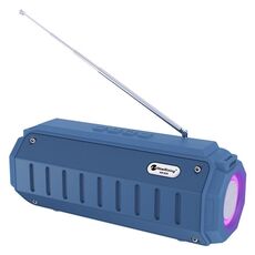 Nuovo Rixing NR-905FM TWS Bluetooth Altoparlante Supporto Chiamata a mani libere / FM con tracolla e antenna (blu)