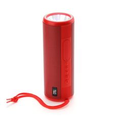 T & G TG635 Altoparlante Bluetooth impermeabile all'aperto portatile con funzione di torcia (rosso)