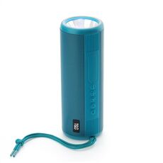Altoparlante Bluetooth impermeabile all'aperto T & G TG635 con funzione di torcia (blu di pavone)