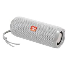 T&G TG191 Altoparlante Bluetooth impermeabile da 10 W Subwoofer stereo a doppio diaframma Audio portatile Radio FM (grigio)