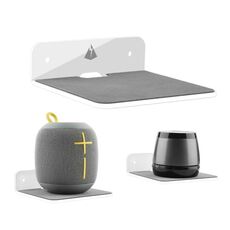 Staffa di stoccaggio della parete dell altoparlante Bluetooth Staffa del custodia del custodia del telefono (trasparente)