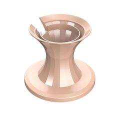 Staffa in metallo desktop altoparlante per Apple Home Pod Mini (oro rosa)