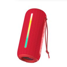 HOPESTAR P39 Altoparlante Bluetooth wireless con luce RGB impermeabile per esterni (rosso)