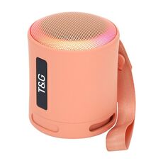 T&G TG373 Subwoofer per altoparlante Bluetooth wireless multicolore RGB portatile da esterno con luce a LED (arancione)