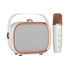 NewRixing NR138W Microfono wireless TWS Handheld Noise Reduction Altoparlante portatile Smart Bluetooth (bianco)