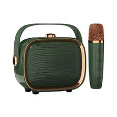 NewRixing NR138W Microfono wireless TWS Handheld Noise Reduction Altoparlante portatile Smart Bluetooth (verde)