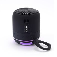 T&G TG294 TWS LED Mini altoparlante esterno audio stereo wireless portatile (nero)
