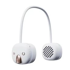 Altoparlante Bluetooth portatile senza fili appeso al collo T5 USB (bianco)