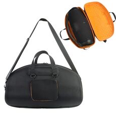 Per JBL BoomBox 3 Custodia portatile in EVA con custodia per caricabatterie (nero + arancione)
