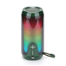 T&G TG651 Altoparlante Bluetooth wireless portatile Subwoofer TWS da esterno (verde)