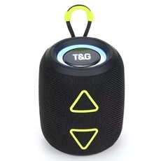 T&G TG655 Subwoofer stereo portatile con altoparlante Bluetooth wireless TWS da esterno (nero)