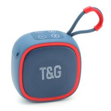 T&G TG659 Mini altoparlante Bluetooth portatile TWS da esterno (blu)