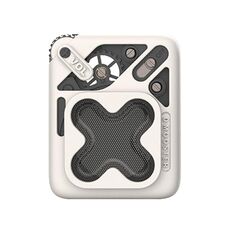 D Monster D16 Altoparlante portatile HiFi Bluetooth 5.3, supporto scheda TF (bianco)