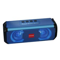 EBS-045 Stereo wireless Stereo RGB Mini Subwoofer Music Subwoofer Music Subwoofer con luce (blu)