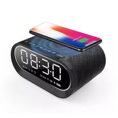 EBS-028 Altoparlante Bluetooth con ricarica wireless Bluetooth 5.0 (nero)