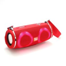 T & G TG642 RGB Light impermeabile Porto Bluetooth Altoparlante Supporto FM / TF Card (rosso)