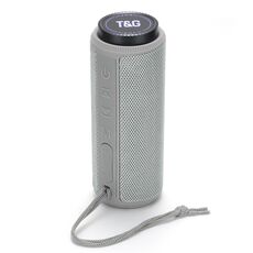 T & G TG332 10W HiFi Stereo Stereo Speaker portatile Bluetooth (grigio)