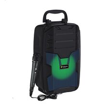 NewRixing NRG401C Portatile esterno portatile altoparlante wireless altoparlante ad alta potenza Amplificatore audio con microfono (nero)