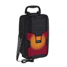 Newrixing NRG401C esterno portatile portatile karaoke altoparlante wireless amplificatore audio ad alta potenza con microfono (rosso)