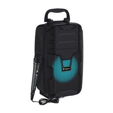 Newrixing NRG401C Portatile portatile esterno altoparlante wireless altoparlante ad alta potenza Amplificatore audio con microfono (blu)