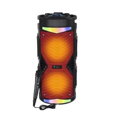 Newrixing NRG6601A Outdoor Karaoke Wireless Altoparlante da 20W Amplificatore audio con microfono (B)