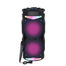 Newrixing NRG6601A Outdoor Karaoke Wireless Altoparlante da 20W Amplificatore audio con microfono (C)