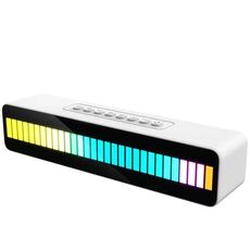 DUOSI M8 Pickup LED Pickup Rhythm Ambient Light Multi-Function TWS Bluetooth Speaker Bar (White)