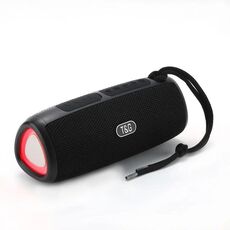 T&G TG344 LED PORTATIVA LED TWS Wireless Bluetooth Stopaker (Black)