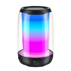 NBY8893 Altoparlante bluetooth stereo colorato pulsante (nero)