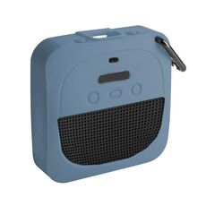 Per Bose Soundlink Micro Custodia protettiva per archiviazione audio in silicone anti-caduta (Blu pietra)
