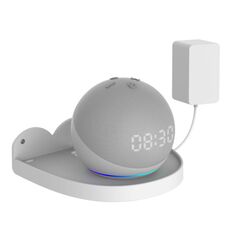 2 PCS Monte a parete per Amazon Echo Dot 4 (bianco)