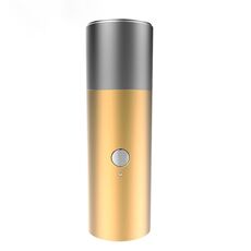 BT201 Piccola torna di pistola in acciaio Bluetooth altoparlante all'aperto impermeabile in metallo piccolo altoparlante (oro)