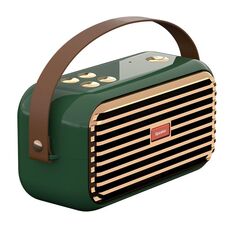 X7 Outdoor Portable Dual Speaker Wireless Bluetooth retro altoparlante portatile (verde)