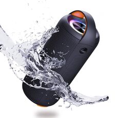 Altoparlante Bluetooth stereo impermeabile da 20W all'aperto (nero)