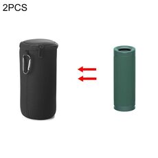 Custodia impermeabile portatile per altoparlante Bluetooth senza fili da 2 pezzi per Sony SRS-XB23 (nero)