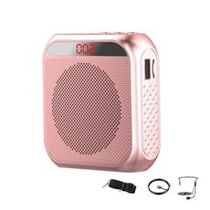 S17 Mini Guida turistica portatile Altoparlante didattico con schermo (oro rosa)