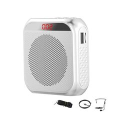 S17 Mini Guida turistica portatile Altoparlante didattico con schermo (bianco brillante)