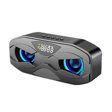 Altoparlante Bluetooth con display digitale audio surround 6D portatile M5 (nero)