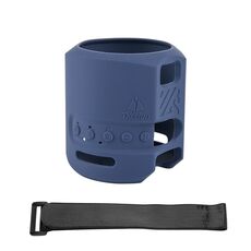 Custodia in silicone per altoparlante Sony SRS-XB13 con cinturino con chiusura a strappo (blu)