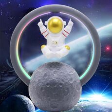 Y-598 Astronauta sospeso Altoparlante Bluetooth RGB Light Subwoofer Ornament, Spec: 598A Golden