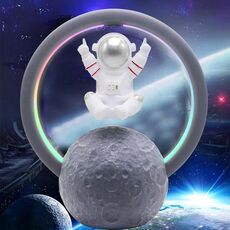 Y-598 Astronauta sospeso Altoparlante Bluetooth Luce RGB Subwoofer Ornamento, Spec: 598A Argento