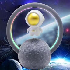 Y-598 Astronauta sospeso Altoparlante Bluetooth RGB Light Subwoofer Ornament, Spec: 598B Golden
