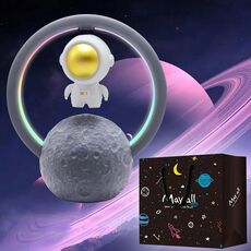 Y-598 Astronauta sospeso Altoparlante Bluetooth RGB Light Subwoofer Ornament, Spec: 598B Golden + Gift Bag