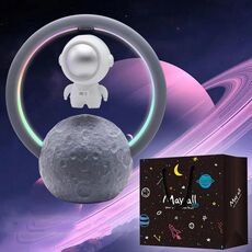 Y-598 Astronauta sospeso Altoparlante Bluetooth Luce RGB Subwoofer Ornamento, Specifiche: 598B Argento + Borsa regalo